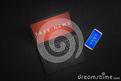 Fake News spread Stock Photo