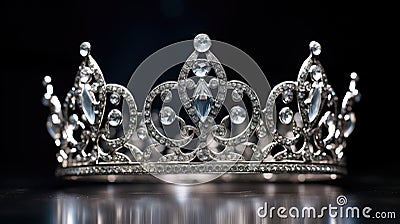 depicts queen crown silver Cartoon Illustration