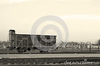 Deportation wagon Editorial Stock Photo