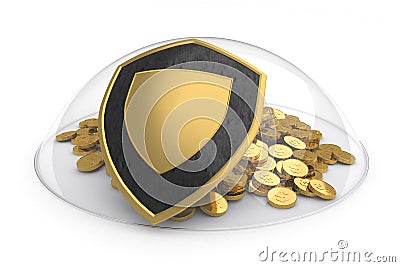 Deposit protection concept Stock Photo