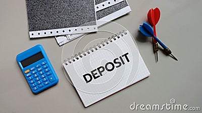 Deposit, Saving concept. Stock Photo