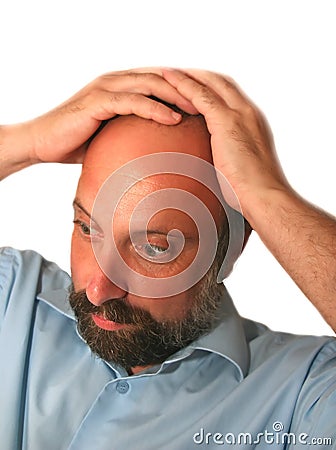 Depressed men Stock Photo