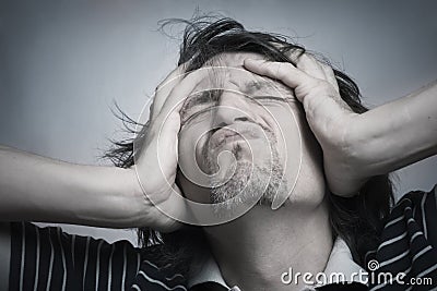 Depression Stock Photo