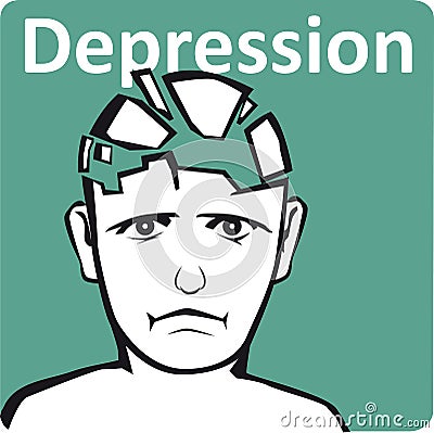 Depression Vector Illustration