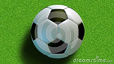 Der Rollenfußball auf dem Feld Der Rollenfußball auf dem Feld