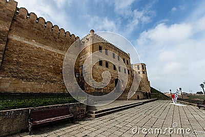 The Derbent fortress.Historical sights of the Caucasus. Stock Photo