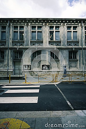 Derelict building Stock Photo