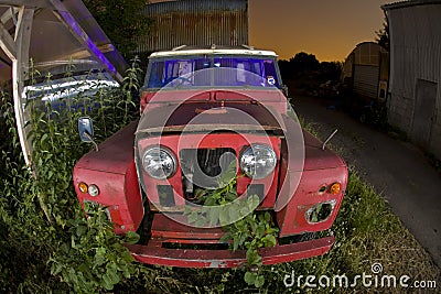 Derelict car Stock Photo
