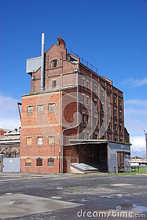 Derelict Warehouse Stock Photo