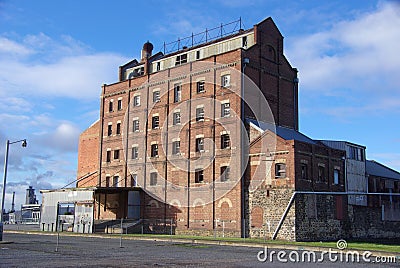 Derelict Warehouse Stock Photo