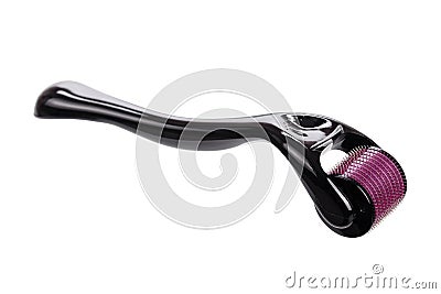 Dermaroller tool for medical cosmetic procedure Stock Photo