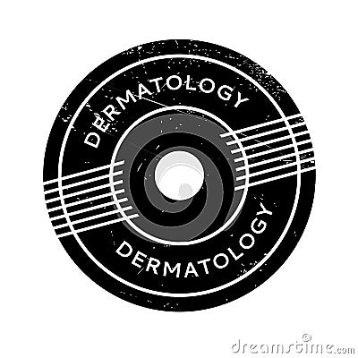 Dermatology rubber stamp Vector Illustration