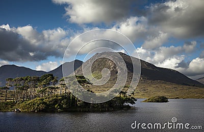 Derryclare Lough Stock Photo