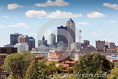 Des Moines, Iowa Stock Photo