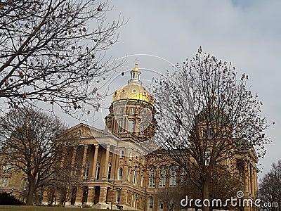 Iowa statehouse 20191214_131026 Stock Photo