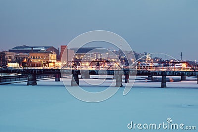 Des Moines skyline Stock Photo