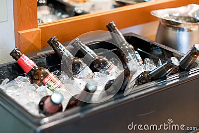 Deschutes Brewery Beers on Ice Editorial Stock Photo
