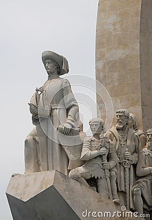 Descobrimentos monument Editorial Stock Photo