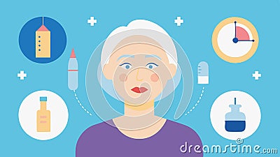 These descriptions can serve as prompts for creating vector illustrations related to rejuvenation and agereversal Vector Illustration