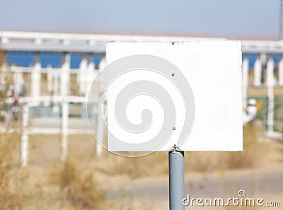 Descriptive sign Stock Photo