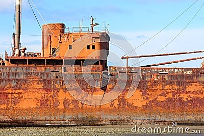 Desdemona ship wreck Stock Photo