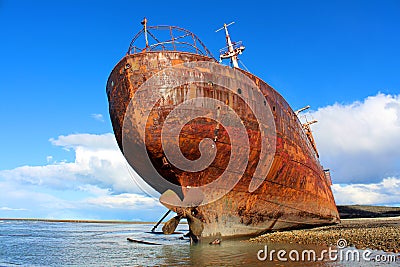 Desdemona ship wreck Stock Photo