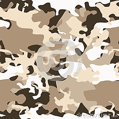 Desert camo pattern Vector Illustration