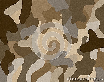 Desert camouflage sand illustration Cartoon Illustration