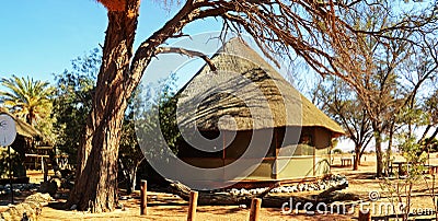 Desert Camp in Namib Editorial Stock Photo