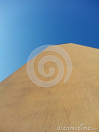 Desert dune against the sky Stock Photo