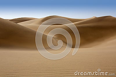 Desert dunes sand in Maspalomas Gran Canaria Stock Photo