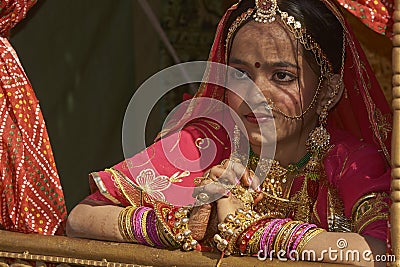 Desert Festival in Jaisalmer, Rajasthan, India Editorial Stock Photo