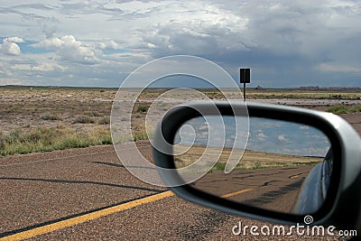 Desert highway Stock Photo