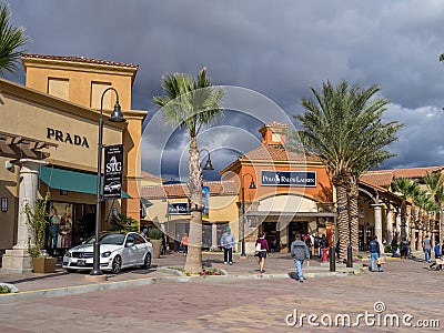 Desert Hills Premium Outlet Mall Editorial Stock Photo