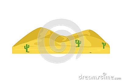 desert mountains design Vector Illustration