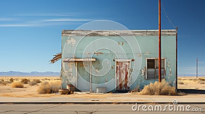 Desert Oasis Capturing The Essence Of American Consumer Culture Stock Photo