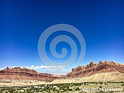 Desert Plateaus Stock Photo