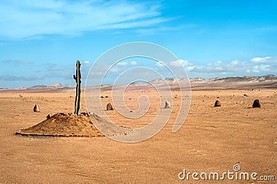 Desert region of Tacna, Peru Stock Photo