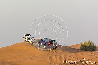 Desert safari Editorial Stock Photo