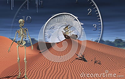 Desert sail Stock Photo