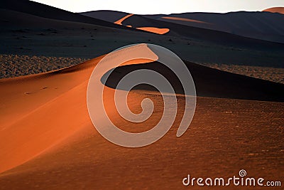 Desert shapes Stock Photo