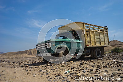 Desert truck Editorial Stock Photo