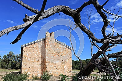 Deserted farm house in Western Australia outback Stock Photo