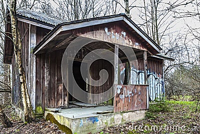 Deserted House Stock Photo