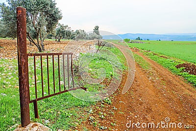 Deserted land Stock Photo