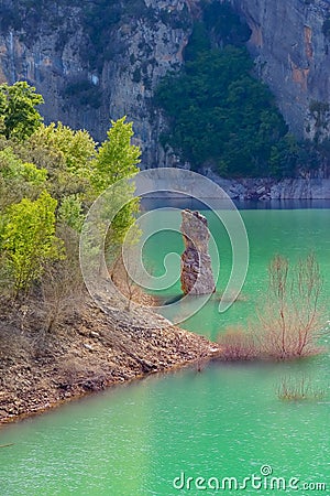 Desfiladero Mont rebei , catalunia , spain Stock Photo