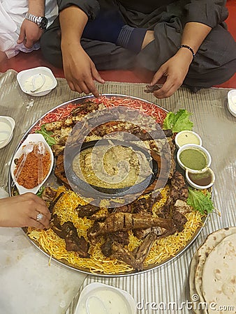 Desi food quetta pakistan Stock Photo