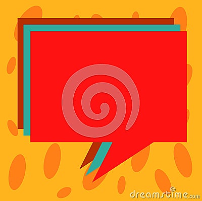 Design business Empty copy space text for Ad website promotion isolated Banner template Stack of Speech Bubble Different Vector Illustration