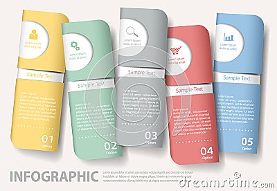 Design clean banners template/graphic. Vector Illustration