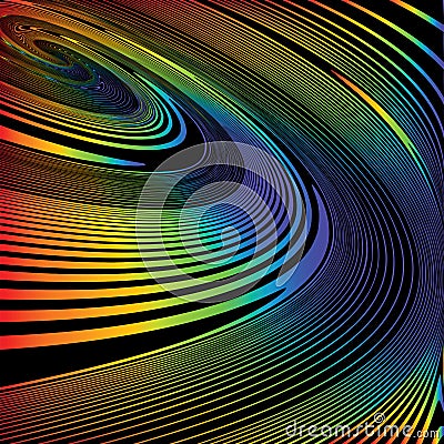 Design colorful helix movement illusion background Vector Illustration